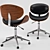 Madonna Mid-Century Office Chair 3D model small image 2
