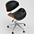 Madonna Mid-Century Office Chair 3D model small image 3