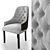 Elegant Carriage Chair: "Florence 3D model small image 1