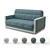 Modular Sofa Zaklin - Elegant and Functional 3D model small image 1
