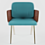 American Collection Chair: Model 1402 3D model small image 1