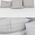 Designer Cushion Set: LMM Stripe 3D model small image 3