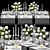 Elegant White Table Setting 3D model small image 1