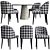 Modern Italian Dining Set: Meridiani 17 3D model small image 1