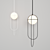 Luminous Orb: Modern Pendant Light 3D model small image 1