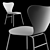 Modern Mesh Chair: FBX & OBJ Files 3D model small image 2