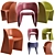 Arad's Raviolo: Stylish Guest Chair 3D model small image 1