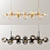 Sleek Glass Chandelier - 12 Lights 3D model small image 1