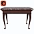 Elegant George II Marble Console 3D model small image 1