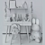 Children's Room Playset: Toys, Soft Toys, Table, Chair, Jewelry Box, Rabbit Books 3D model small image 2