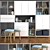 Elegant Decor Wardrobe Set 3D model small image 1