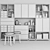 Elegant Decor Wardrobe Set 3D model small image 2