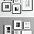 Elegant Frames Set-51: Collection of 7 with 4 Colors 3D model small image 2