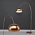 Elegant Copper Floor Lamp 3D model small image 1