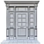 Classic Door L-1000 H-2000 Max 3D model small image 3