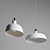 RANARP Pendant Light - White Shade 3D model small image 1