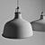 RANARP Pendant Light - White Shade 3D model small image 3