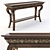 Elegant Villa Medici Console 3D model small image 1