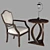 Vintage Loft Set: Jenkins Chair, Pandhari Table, Toledo Lamp 3D model small image 1