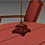 Vintage Loft Set: Jenkins Chair, Pandhari Table, Toledo Lamp 3D model small image 3