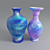 Hand-painted Ceramic Vase 3D model small image 1