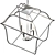 Classic 4-Light Cage Chandelier 3D model small image 2