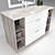 Stylish Sink Cabinet for Bathroom 3D model small image 2