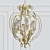 Elegant Chalon 6-Light Chandelier 3D model small image 2