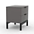 Compact Storage Cabinet: 45cm Height, 50cm Width, 40cm Depth 3D model small image 2