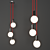 Rhea LED Multi Pendant Light: Modern Elegance 3D model small image 1