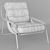 Sleek Italian 1970 Zanotta Maggiolina Chair 3D model small image 3