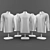 Stylish T-Shirt Mannequin Set 3D model small image 2