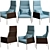 Elegant Chic Air Armchair 3D model small image 1