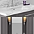 Carrara Marble Single Bathroom Vanity 3D model small image 3