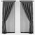 Urban Chic Curtains 3D model small image 3