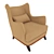 Oscar Armchair: Detailed Model for Interior Scenes 3D model small image 1