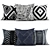 Luxury Accent Pillows 3D model small image 1