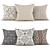 Elegant Cushion Set: Home Décor 3D model small image 1