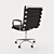 Luxury Rossi Leather Desk Chair 3D model small image 2