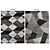 Modern Gray and White Jackson Rug 3D model small image 1