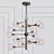 Elegant Penpoint Chandelier 3D model small image 1