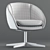 Stylish Minotti Russell Chair | Elegant Design & Comfort 3D model small image 3