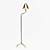 Elegant St. Germain Floor Lamp 3D model small image 1