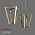 Quadrant Illumination: Quadrix Chandelier 3D model small image 1