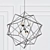 Ethereal Elegance: Aerial Chandelier 3D model small image 1