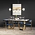 Elegant Lenox Dining Set 3D model small image 2