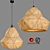 Modern Sand Concrete Lamp 3D model small image 1