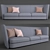 Flexform DetaiLED Sofa: UV Unwrap 3D model small image 1