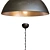 Black Metal Lamp 3D model small image 2