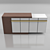 Sleek Modern Chest of Drawers 3D model small image 2